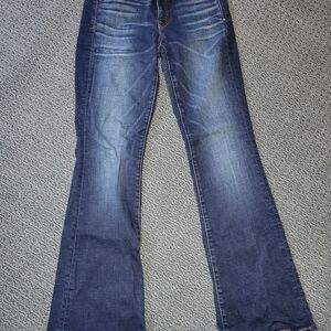 American Eagle Outfitters Women's Boot Cut Jeans - Dark Blue